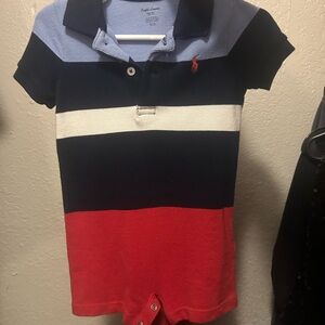 Ralph Lauren Kids Polo - Navy, White, Red